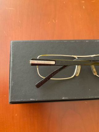 Gafas Tag Heuer - montura plata/negra/amarilla