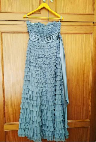 Vestido Pronovias fiesta azul