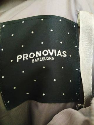 Vestido Pronovias fiesta azul