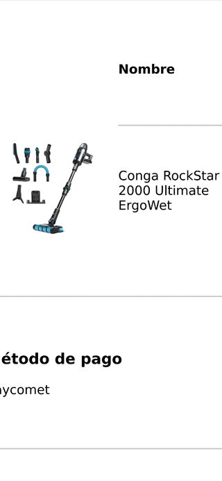 Conga Rockstar 2000 ErgoWet Aspiradora