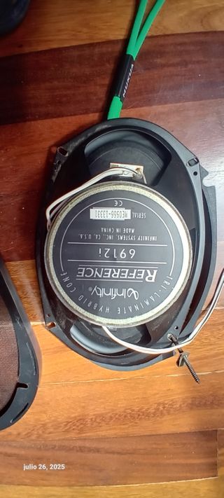 Altavoces Infinity coche - negro.