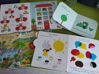 Libros infantiles de tocar, buscar y manipular