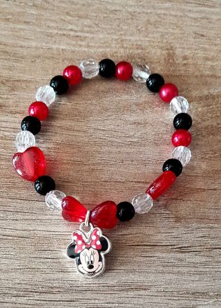 Collar y pulsera Minnie Mouse