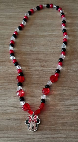 Collar y pulsera Minnie Mouse