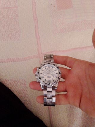 Reloj SMCHZ plata - cronógrafo