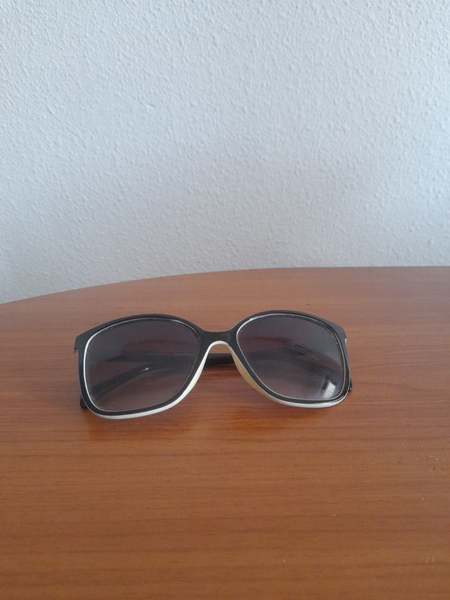 Gafas sol mujer negro-blanco