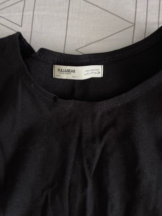 top Pull&Bear negro - Talla M