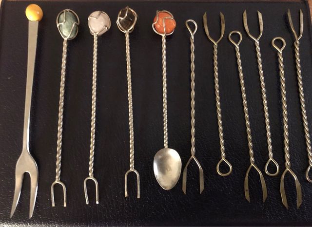 Set 11 Forchettine Cocktail Vintage