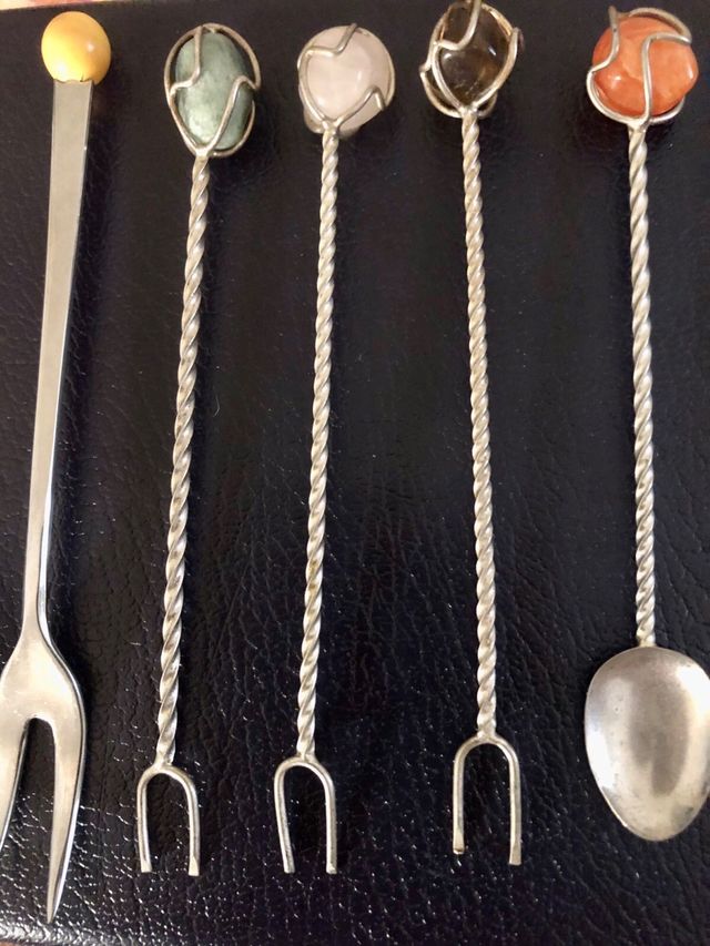 Set 11 Forchettine Cocktail Vintage