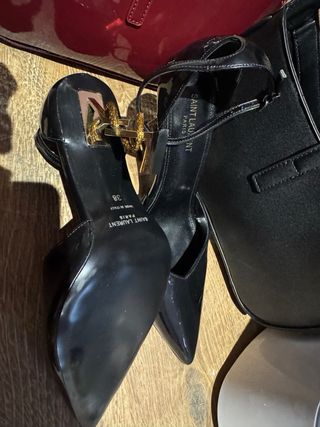 Tacones YSL negros | Zapatos de tacón