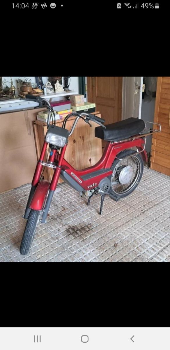 MotoVespa Vale clásic.