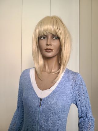 Maglioncino blu estivo zip