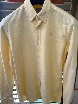 Camisa Oxford Scalpers Amarilla - Talla 39