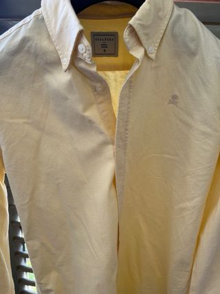 Camisa Oxford Scalpers Amarilla - Talla 39
