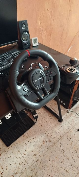 Volante y palanca Tracer Simracer