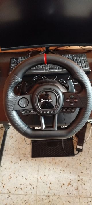 Volante y palanca Tracer Simracer