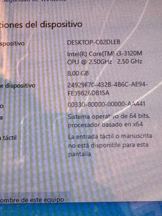 Portátil Toshiba Satellite C855 para piezas