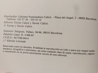 Libro Onza (8 Escudos): Calico