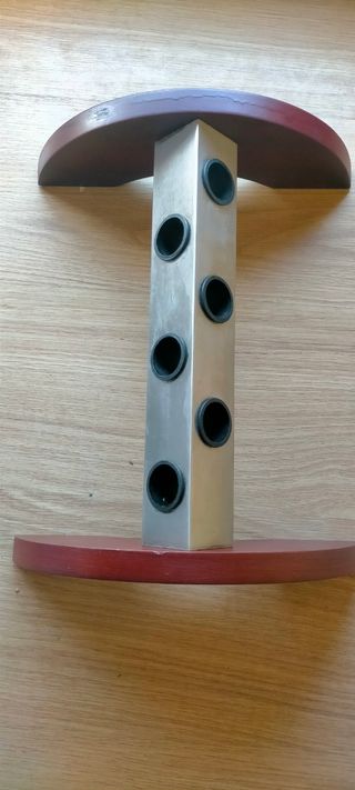 Botellero de madera