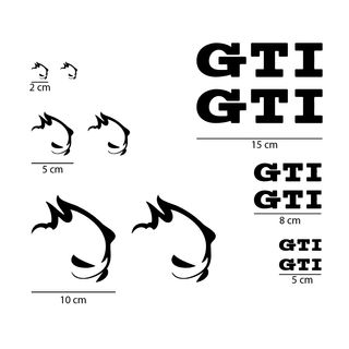 Pegatinas GTI fast.
