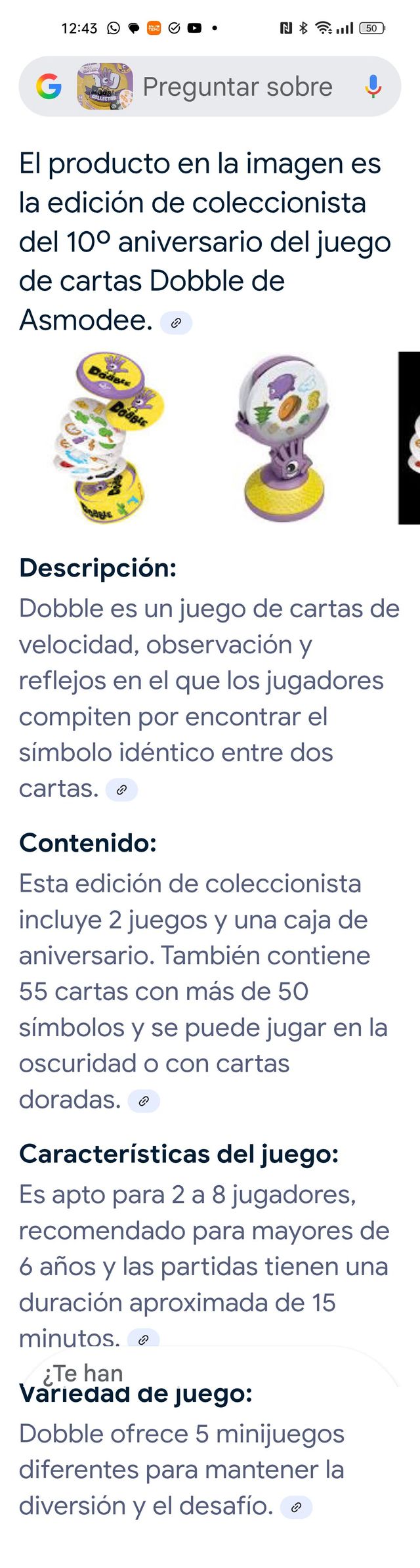 Dobble Collector 10º Aniversario
