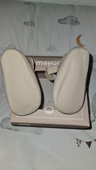 Scarpe Mayoral neonato beige tg 16