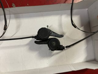 Manettini cambio Shimano bici