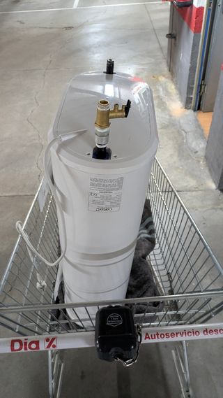 Termo eléctrico CATA 50L blanco