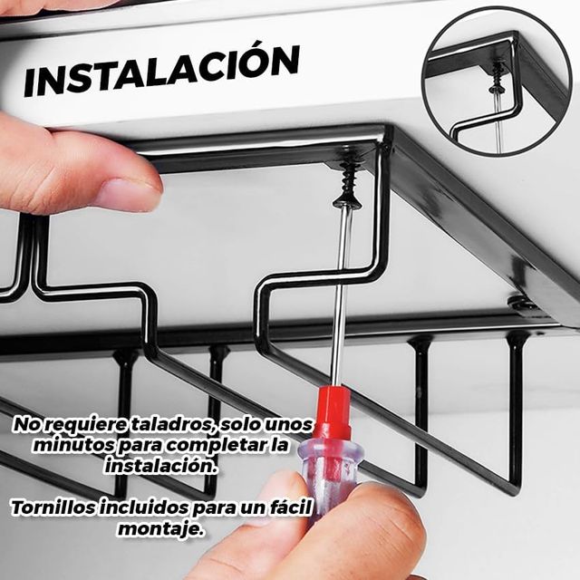 Cuelga Copas - Colgador Copas - Soporte Copas