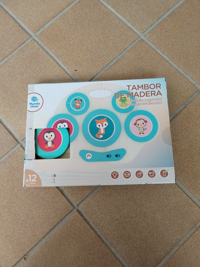 Tambor de madera Mundo Domi