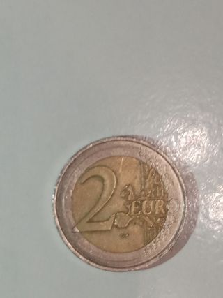 Moneda 2€ Francia 2001 - Fallo Acuñación