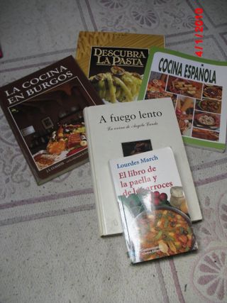 LIBROS DE COCINA 10€ TODOS o 5€ CADA FOTO