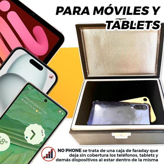 Caja anti-señal NoPhone - Teléf.