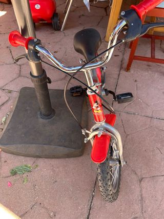 Bicicleta Mickey Mouse infantil c/ruedas