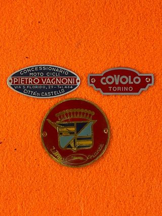 Placchette Vespa Faro Basso: 3 pezzi
