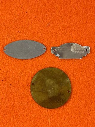 Placchette Vespa Faro Basso: 3 pezzi