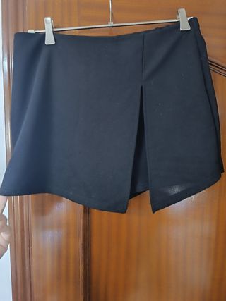 Falda pantalón negra XL