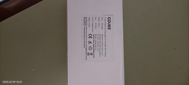 Sin usar Luces LED coche Govee - Kit 4 tiras