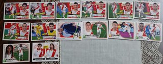 Cromos liga este Rayo vallecano y Cadiz