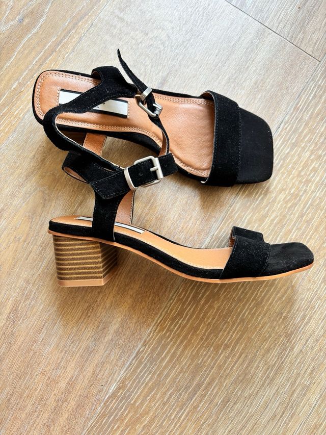 Sandalias Pepe Jeans tacón negro