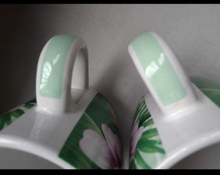 2 Tazas flamencos - Verde