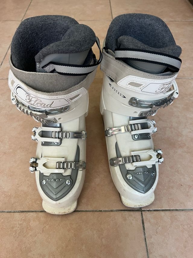 Botas esquí Head mujer blancas.