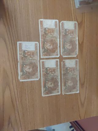 Banconote Francia 10 Franchi 1976