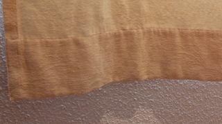 2 Cortinas terciopelo crema