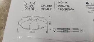 Lampara techo LED Extrator 18W