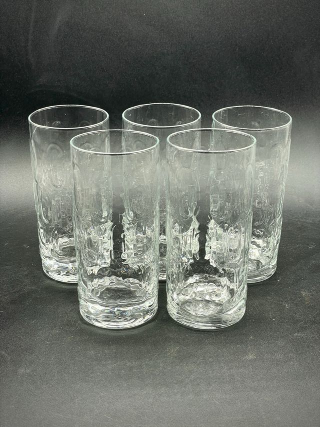 Bicchieri vetro trasparenti - 5pz