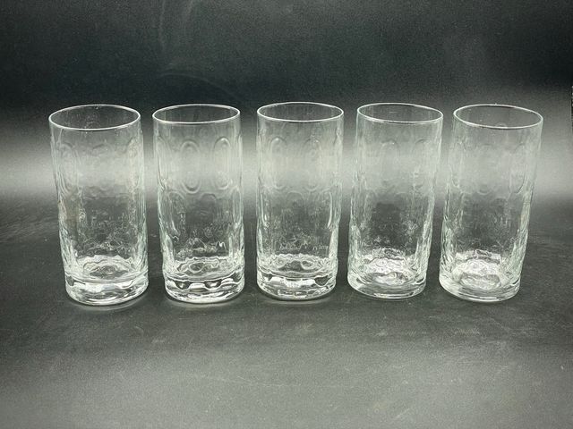 Bicchieri vetro trasparenti - 5pz