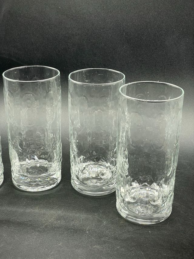 Bicchieri vetro trasparenti - 5pz