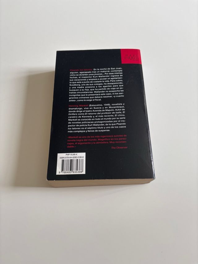 Pisando los talones (Serie Wallander/ Wallander...