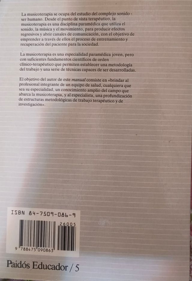 Manual de Musicoterapia (Spanish Edition)